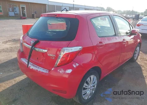 2013 Toyota Yaris Le из США, поврежденный, VIN JTDKTUD32DD555865